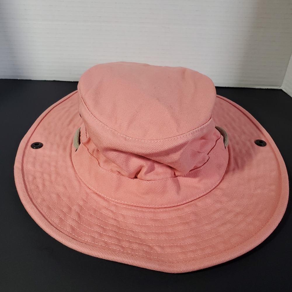 Tilley Heritage Endurables Pink‎ Bucket Hat Size 7 1/4 Medium Made In Canada - Picture 4 of 10